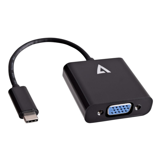 V7 V7UCVGA-BLK-1N  - External video adapter - USB-C 3.1 - VGA - black