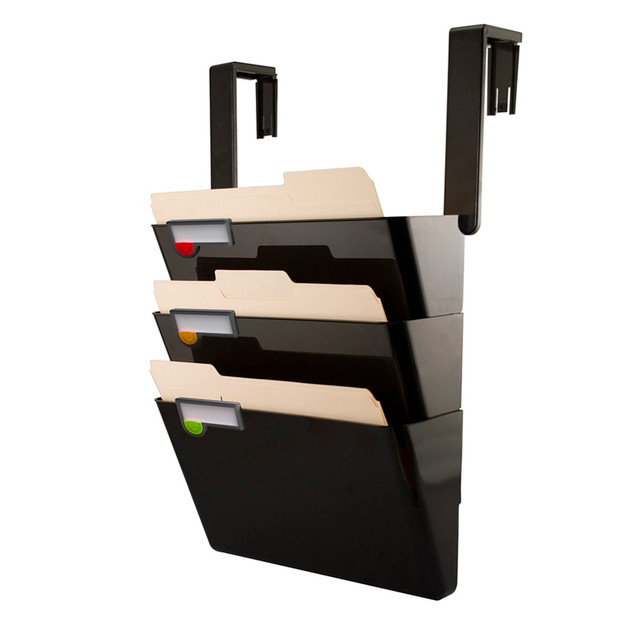 ADVANTUS CORP. 65310 Innovative Storage Designs Hanging Wall File Set Of 3, Letter Size, Black ADVANTUS CORP. 65310 Innovative Storage Designs Hanging Wall File Set Of 3, Letter Size, Black