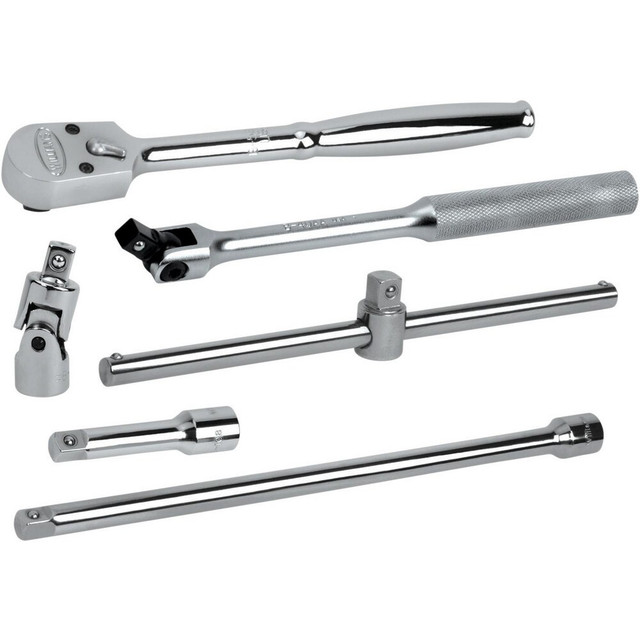 Williams JHWDTB-6 Ratchets; Tool Type: Ratchet Set ; Drive Size: 3/8 ; Head Shape: Round ; Head Features: Reversible ; Head Style: Reversible ; Material: Vanadium Steel