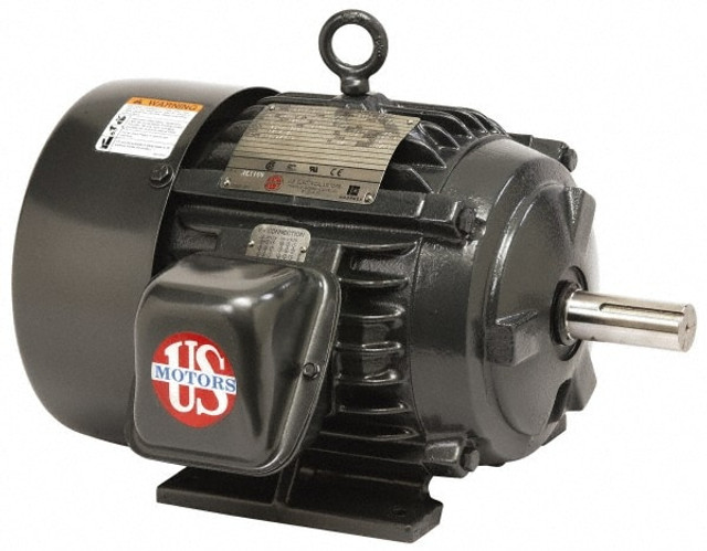 US Motors HW7PL9C2 Three Phase Premium Efficient AC Motor: TEFC Enclosure