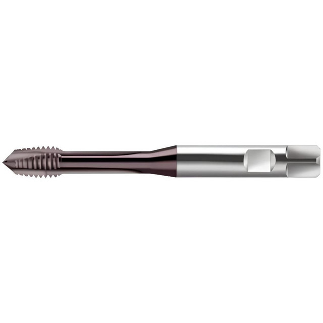 Walter-Prototyp 5101754 Spiral Point Tap: MF10x1.25 Metric Fine, 3 Flutes, Plug Chamfer, 6H Class of Fit, High-Speed Steel-E, THL Coated