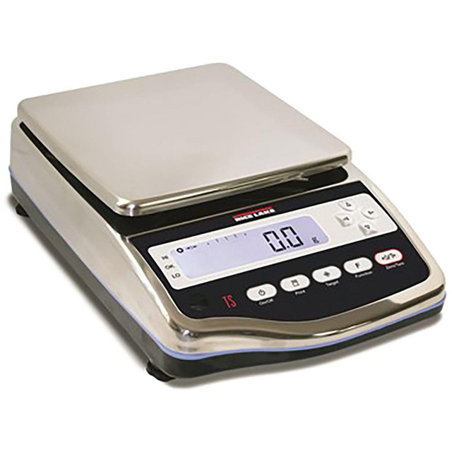 Rice Lake Weighing Systems 108157 Process Scales & Balance Scales; System Of Measurement: Grams ; Calibration: External ; Display Type: LCD ; Capacity: 6200.000 ; Platform Length: 7.5in ; Platform Width: 7.5in
