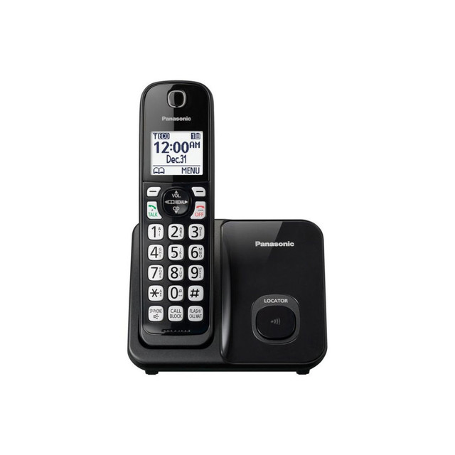 PANASONIC CORP OF NA Panasonic KX-TGD510B  DECT 6.0 Cordless Telephone, 1 Handset, KX-TGD510B