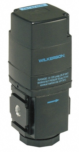 Wilkerson ER2-06-0A00 Compressed Air Regulator: 3/4" NPT, 150 Max psi, Electronic