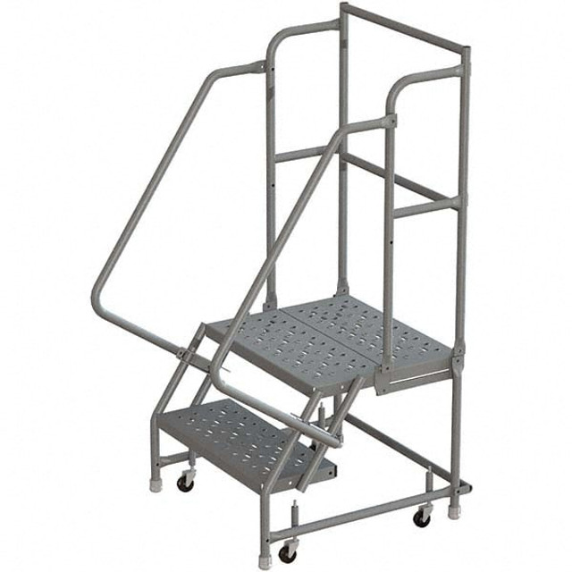 TRI-ARC KDSR102166-D2 Steel Rolling Ladder: 2 Step