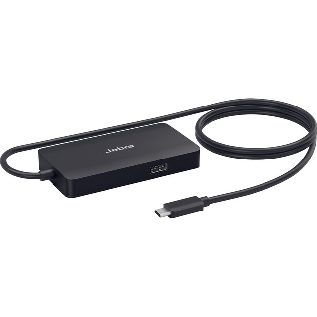GN AUDIO USA INC. Jabra 14207-59  PanaCast USB Hub USB-C - for Camera/Speakerphone/Computer - USB Type C - 4 x USB Ports - USB Type-C - Network (RJ-45) - HDMI - VGA - Wired