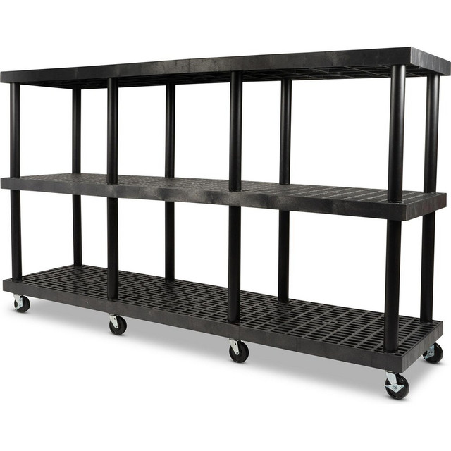 SPC Industrial MDS9624x3 Utility Cart: HDPE