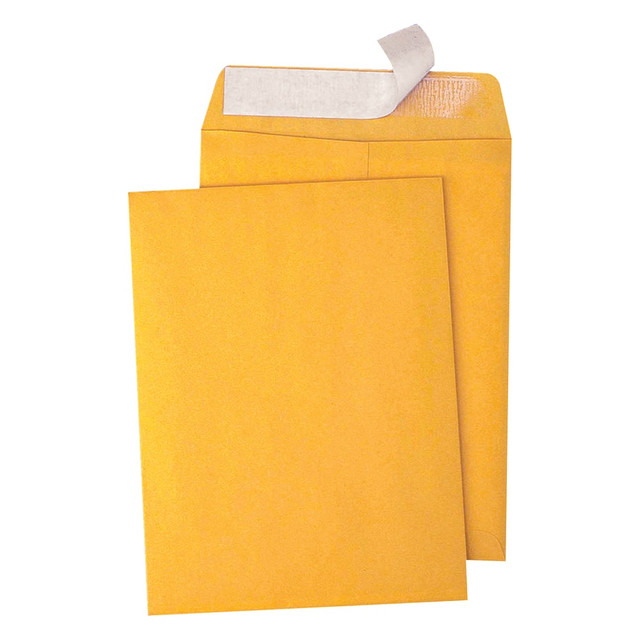 QUALITY PARK PRODUCTS 44562 Quality Park Redi-Strip Catalog Envelopes, 9in x 12in, Self-Adhesive, Brown Kraft, Box Of 100 QUALITY PARK PRODUCTS 44562 Quality Park Redi-Strip Catalog Envelopes, 9in x 12in, Self-Adhesive, Brown Kraft, Box Of 100