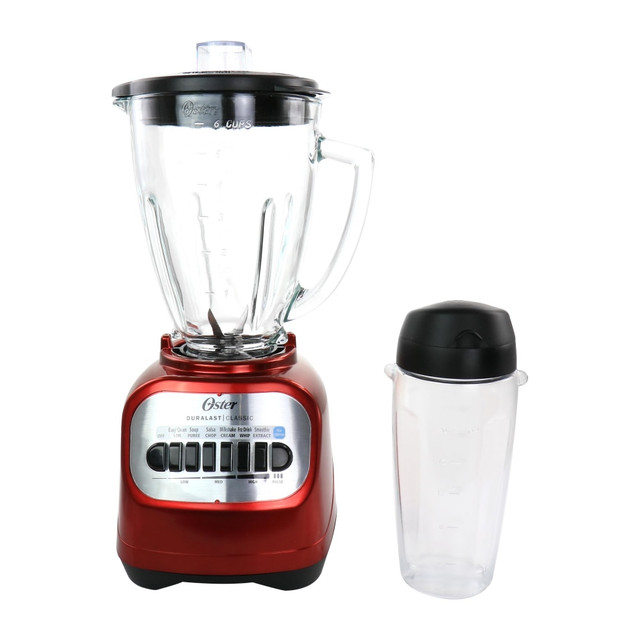 NEWELL BRANDS INC. Oster 995116673M  Classic Series 8-Speed Blender With Smoothie Cup, Red