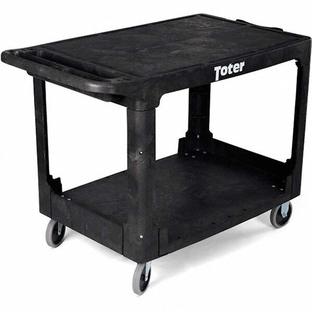 Toter UCF00-S0002 Utility Cart: Plastic, Black