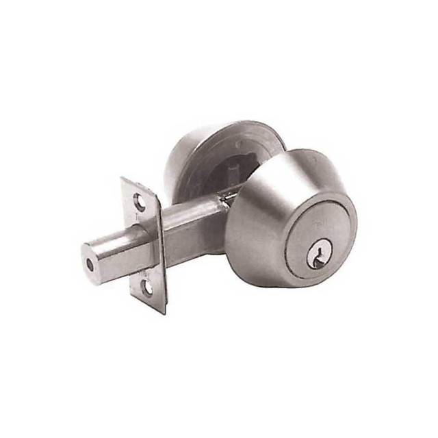 Tell Manufacturing DB3062-SC-32D Deadbolts; Deadbolt Type: Double Cylinder ; Key Type: Keyed Alike ; Mount Type: Through Hole ; Material: Steel ; Minimum Door Thickness: 1.375in ; Maximum Door Thickness: 1.75in