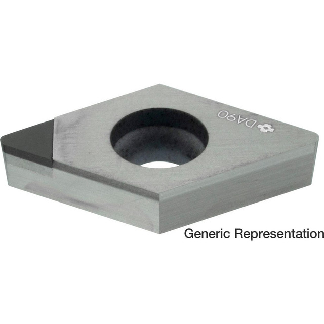 Sumitomo 1655FER Turning Inserts; Insert Style: DCMA ; Insert Size Code: 32.51 ; Insert Shape: Diamond ; Corner Radius (mm): 0.40 ; Insert Material: Polycrystalline Cubic Boron Nitride (PCBN) ; Manufacturer Grade: DA90