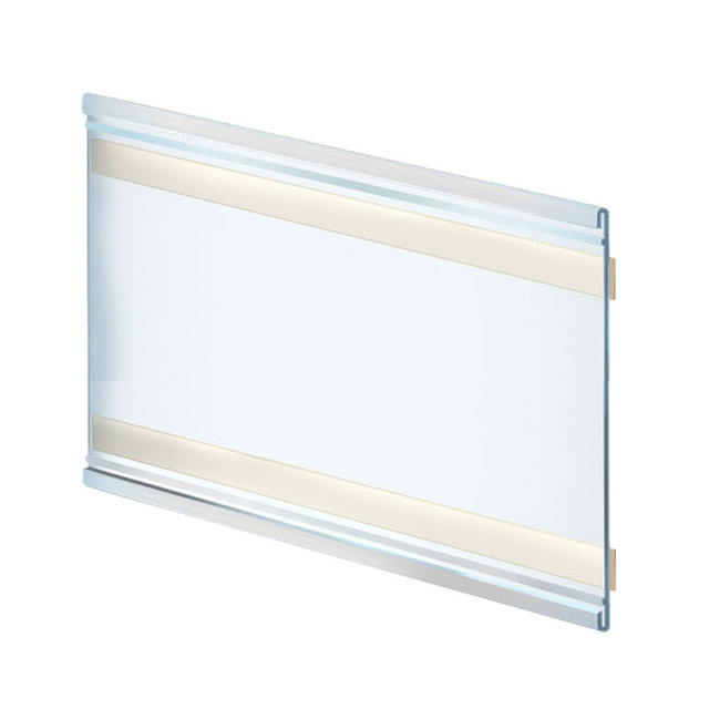 AZAR DISPLAYS 199622  Adhesive-Back Acrylic Nameplate Holders, 6inH x 11inW x 1/4inD, Clear, Pack Of 10 Holders AZAR DISPLAYS 199622  Adhesive-Back Acrylic Nameplate Holders, 6inH x 11inW x 1/4inD, Clear, Pack Of 10 Holders