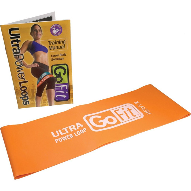 GOFIT L.L.C. GF-SUPL-HX GoFit Single Ultra Power Loop (Orange, Heavy X, 20 Pounds) - Orange - Latex