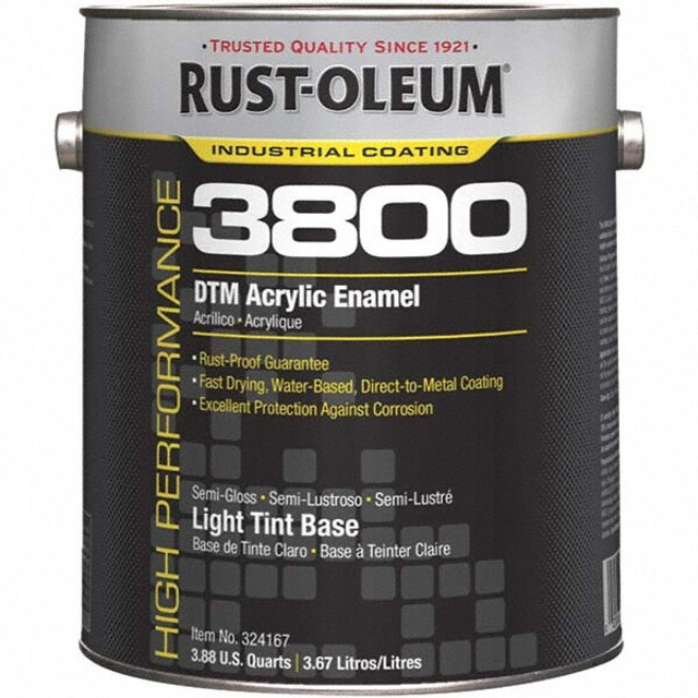 Rust-Oleum 324167 Acrylic Enamel  Paint: 1 gal, Light Tint Base, Semi-Gloss Finish