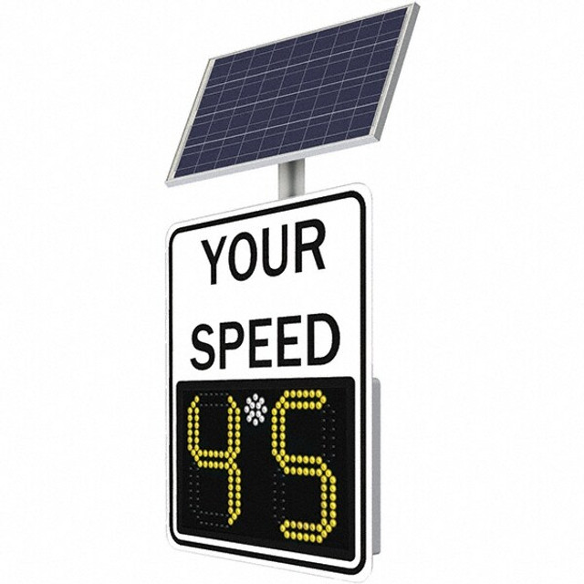 TrafficLogix 1485-00071 "Your Speed," 23" Wide x 29" High Aluminum Speed Limit Sign