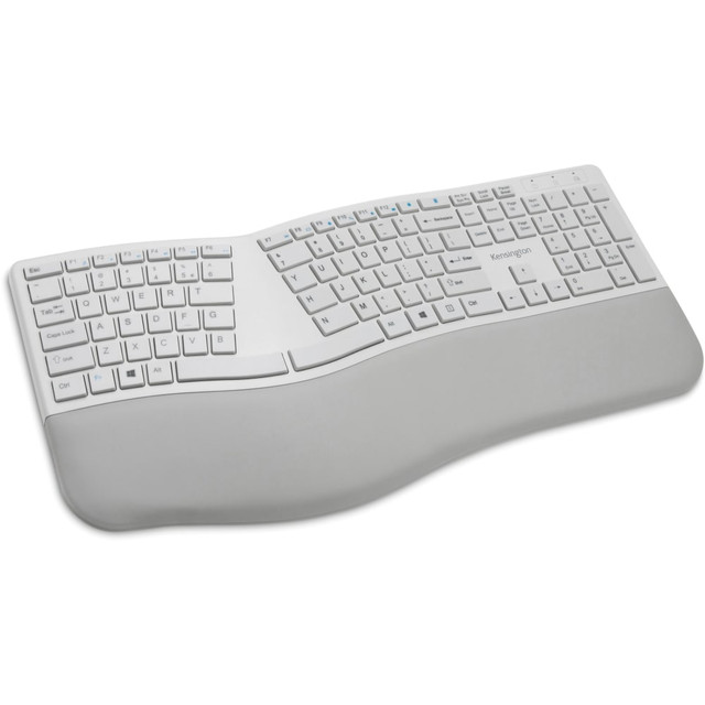 ACCO BRANDS USA, LLC K75402US Kensington Pro Fit Ergo Wireless Keyboard-Gray - Wireless Connectivity - Bluetooth/RF - 2.40 GHz - USB Interface - Gray ACCO BRANDS USA, LLC K75402US Kensington Pro Fit Ergo Wireless Keyboard-Gray - Wireless Connectivity - Bluetooth/RF - 2.40 GHz - USB Interface - Gray
