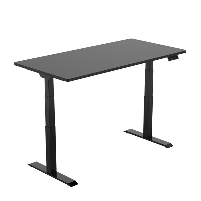 ZOXOU INC. FlexiSpot E7BR5528B  E7 55inW Height-Adjustable Standing Desk, Black