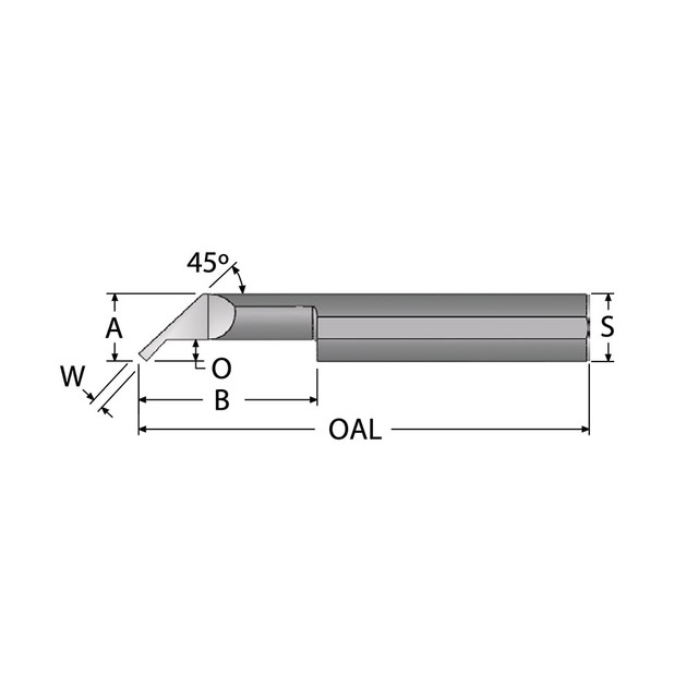 Scientific Cutting Tools UC31050-16 Grooving Tool: Undercut