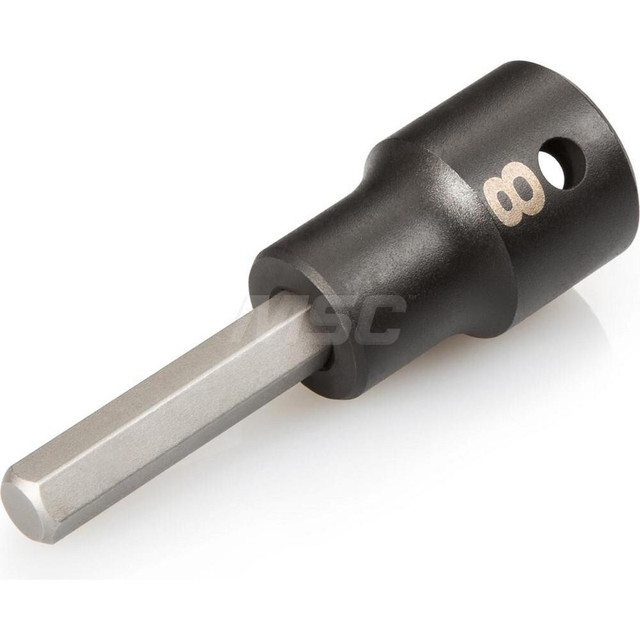 Tekton SIB23208 1/2 Inch Drive x 8 mm Hex Impact Bit Socket