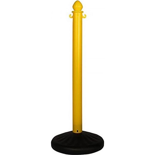 Xpress SAFETY SPWBWYG14 Free Standing Barrier Post: 40" High, 2" Dia, Plastic Post