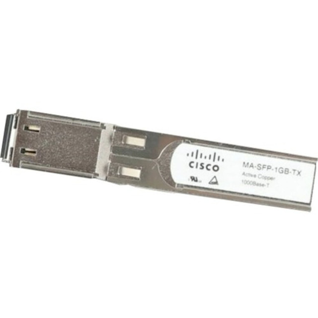 CISCO MA-SFP-1GB-TX Meraki 1 GbE SFP Copper Module - For Data Networking, Optical Network - 1 x RJ-45 10/100/1000Base-T LAN CISCO MA-SFP-1GB-TX Meraki 1 GbE SFP Copper Module - For Data Networking, Optical Network - 1 x RJ-45 10/100/1000Base-T LAN
