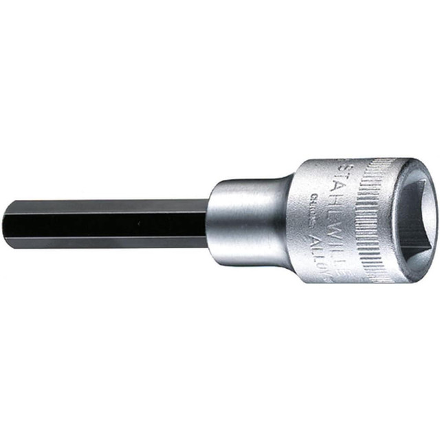 Stahlwille 03150808 Hand Hex & Torx Bit Sockets; Socket Type: Metric Long Hex Bit Socket ; Hex Size (mm): 8.000 ; Bit Length: 42mm ; Insulated: No ; Tether Style: Not Tether Capable ; Material: Chrome Alloy Steel