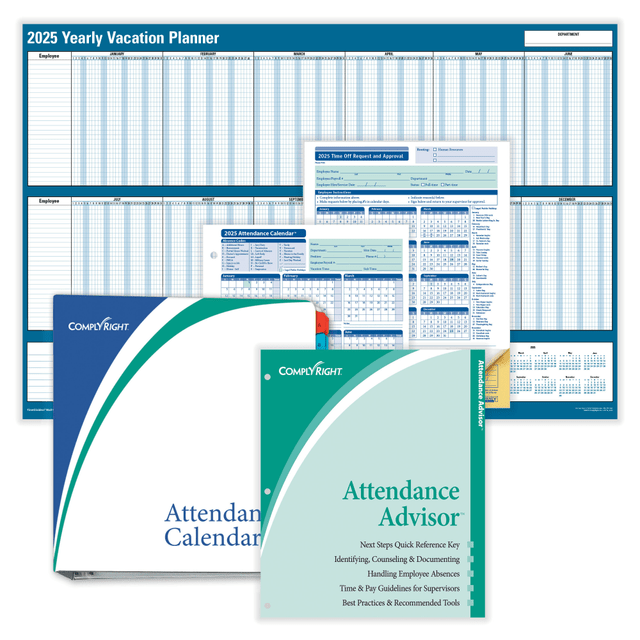 TAX FORMS PRINTING, INC. A0101 ComplyRight 2024 Attendance Tracking Kit