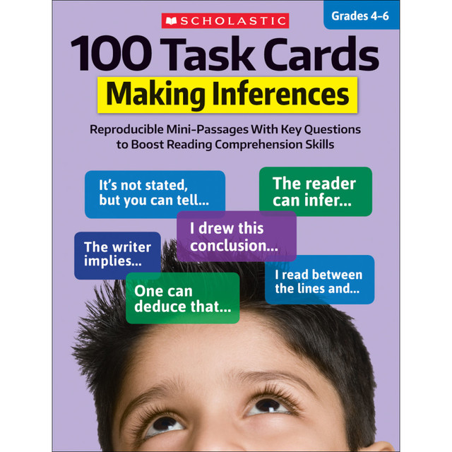 SCHOLASTIC TEACHER RESOURCES 9781338603163 Scholastic 100 Task Cards: Making Inferences, Grades 4 - 6