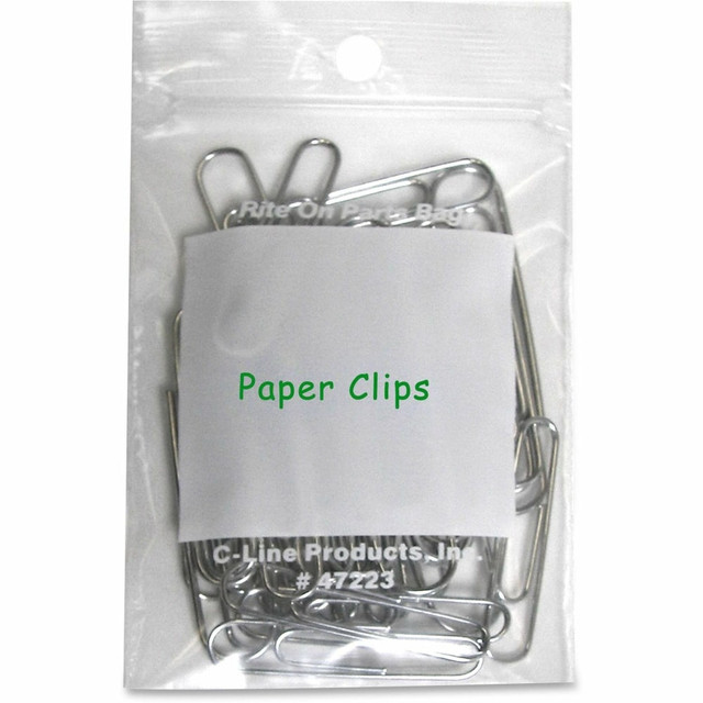 CLINE PRODUCTS INC C-Line 47223  Write-On Poly Bags - 2 x 3, 1000/BX, 47223