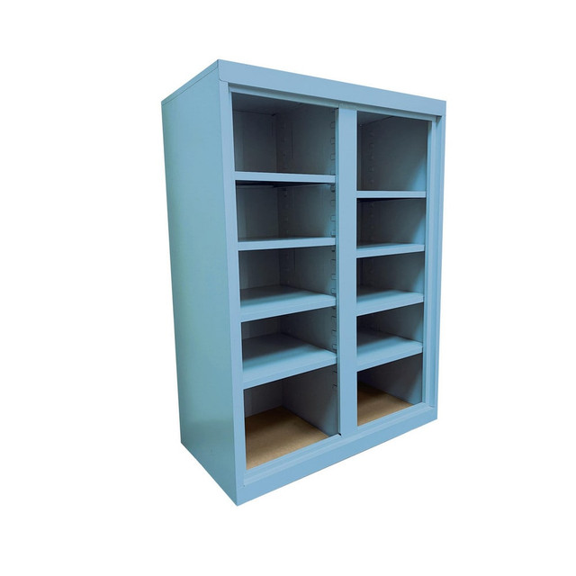 Steel Cabinets USA JVOP-361848-TS Closed Shelving Free Standing Unit: 8 Shelves, 80 lb Shelf Capacity