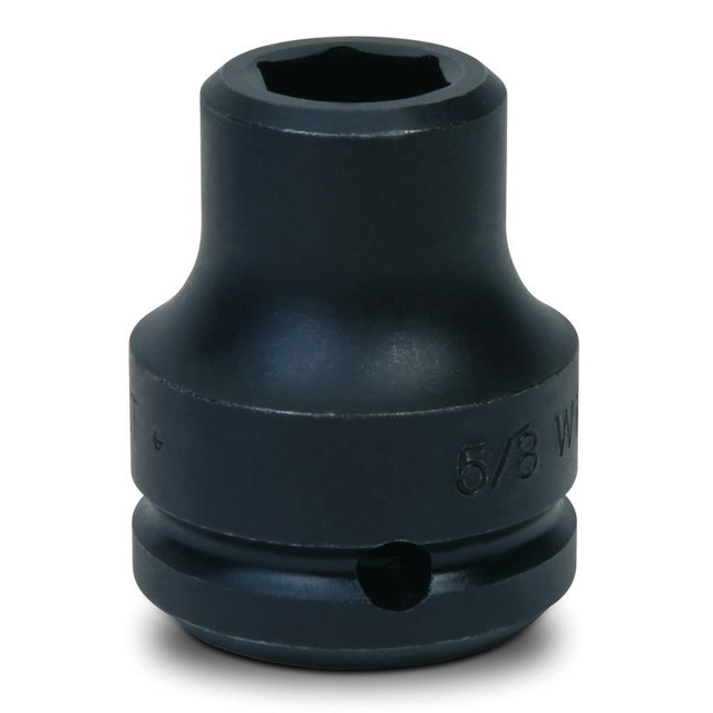 Williams 6-624A Impact Sockets; Socket Size (Decimal Inch): 0.75 ; Number Of Points: 6 ; Drive Style: Square ; Overall Length (mm): 50.8mm ; Material: Steel ; Finish: Black Oxide