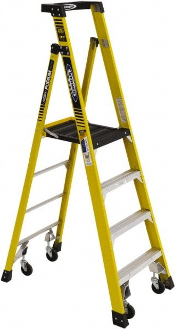 Werner PD7304-4C 3-Step Fiberglass Step Ladder: Type IAA