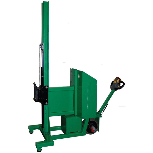 Valley Craft F80135A8 Battery Operated Lifts; Lift Type: Steel Stacker Lift ; Load Capacity (Lb. - 3 Decimals): 1000.000 ; Minimum Lift Height: 12in ; Maximum Lift Height: 80.00 ; Battery Included: Yes ; Charger Included: Yes