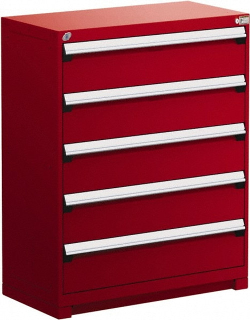 Rousseau Metal R5AHE-4427-081 Modular Steel Storage Cabinet: 48" Wide, 24" Deep, 46" High