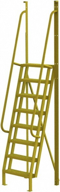 TRI-ARC UCL7508246 8-Step Ladder: Steel, 122" OAH