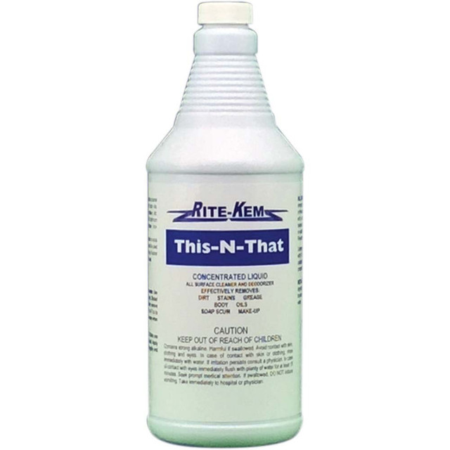 Rite-Kem THIS-N-THAT-CS Bathroom, Tile & Toilet Bowl Cleaners; Form: Liquid Concentrate ; Container Type: Bottle ; Scent: Pleasant ; Disinfectant: No ; Non-Acid: Yes