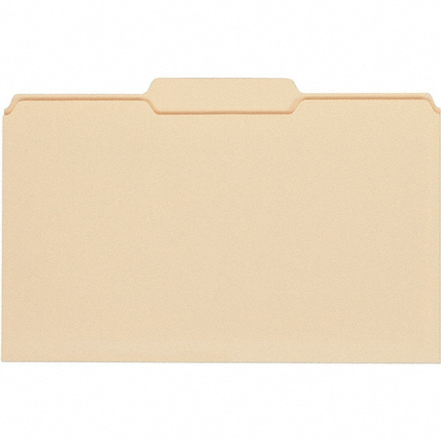 UNIVERSAL UNV15122 File Folders with Top Tab: Legal, Manila, 100/Pack