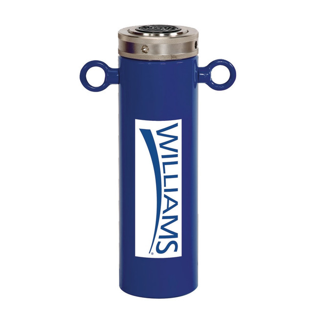 Williams 6CN100T04 Portable Hydraulic Cylinders; Actuation: Single Acting ; Load Capacity: 100TON ; Stroke Length: 3.94 ; Piston Stroke (Decimal Inch): 3.94 ; Oil Capacity: 80.98 ; Cylinder Effective Area: 80.98