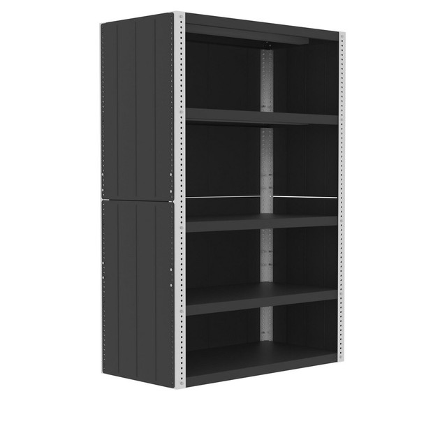 Valley Craft F82433A0 Enclosed Shelving Unit: 4 Shelves, 2,500 lb Shelf Capacity