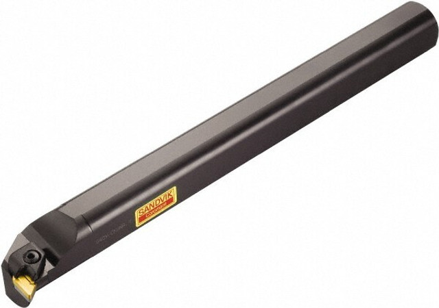 Sandvik Coromant 5751919 Indexable Boring Bar: S40V-CKUNR16, 48 mm Min Bore Dia, Right Hand Cut, 40 mm Shank Dia, -3 ° Lead Angle, Steel