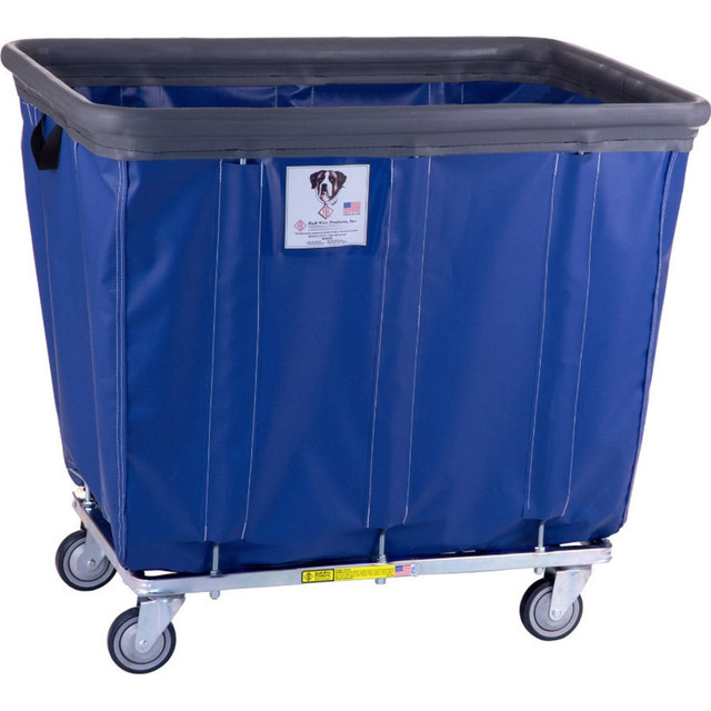 R&B Wire Products 416SOBC/BL Mobile Hopper: 800 lb Capacity
