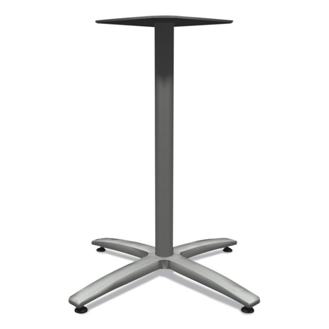 HON COMPANY BTX30SPR8 Between Seated-Height X-Base for 30" to 36" Table Tops, 26.18w x 29.57h, Silver
