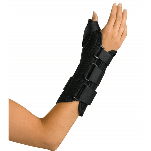 MEDLINE INDUSTRIES, INC. ORT18210RM Medline Wrist/Forearm Splint With Abducted Thumb, Right, Medium, 8in MEDLINE INDUSTRIES, INC. ORT18210RM Medline Wrist/Forearm Splint With Abducted Thumb, Right, Medium, 8in