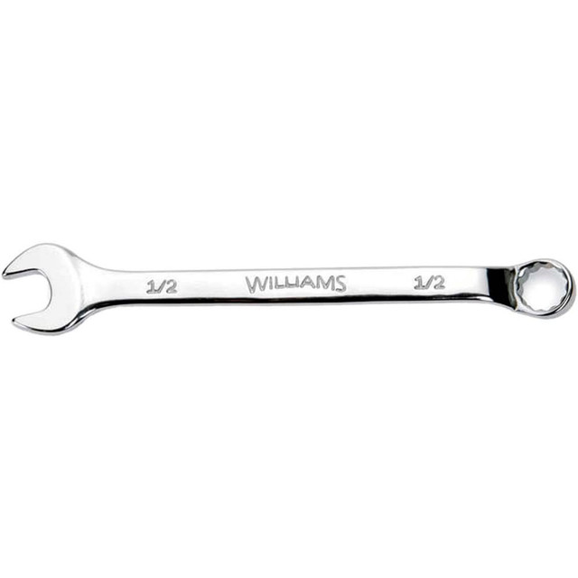 Williams JHW11967 Combination Wrenches; Size (Inch): 1-3/8 ; Type: Combination Wrench ; Finish: Polished Chrome ; Head Type: Combination; Offset ; Box End Type: 12-Point ; Handle Type: Straight