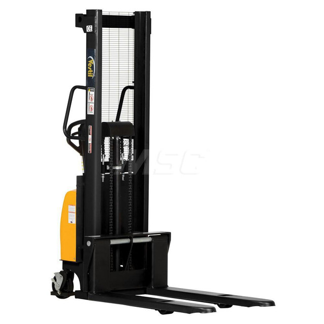 Vestil SE/HP-63 2,000 Lb Capacity, 63" Lift Height, Battery Operated Stacker