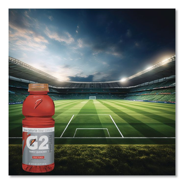 PEPSICO Gatorade® 04053 G2 Perform 02 Low-Calorie Thirst Quencher, Fruit Punch, 20 oz Bottle, 24/Carton