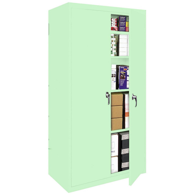 Steel Cabinets USA FS-48MAG1-PUG Storage Cabinets; Cabinet Type: Lockable Welded Storage Cabinet ; Cabinet Material: Steel ; Cabinet Door Style: Flush ; Locking Mechanism: Keyed ; Assembled: Yes ; Mounting Location: Free Standing