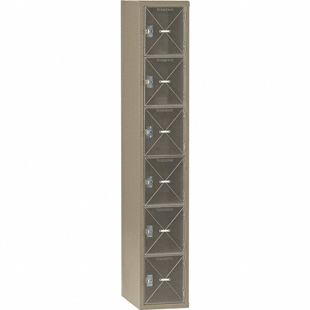 Tennsco CBL6121812-1SND 1-Wide Locker: 17" Deep,