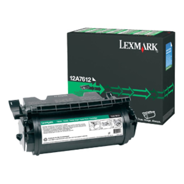 LEXMARK INTERNATIONAL, INC. 12A7612 Lexmark Original Toner Cartridge - Laser - 21000 Pages - Black